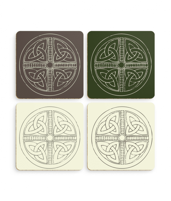 Pack of 4 Coasters - Celtic cross knot - Image 2