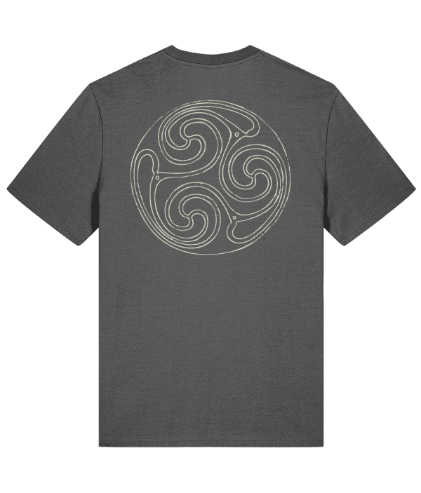 T-shirt - Trinity Shield, Cream, Back - Image 2