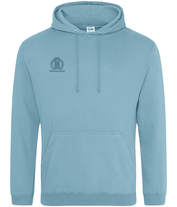 Hoodie - Triskelion Spiral, Mid Green, Back - Image 2