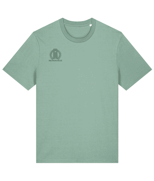 T-shirt - Stepped Sunwheel, Mid Green, Back