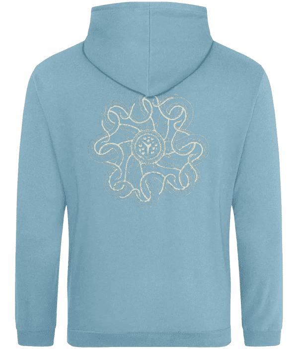 College Hoodie - Seal of R'Lyeh - Cream, Back