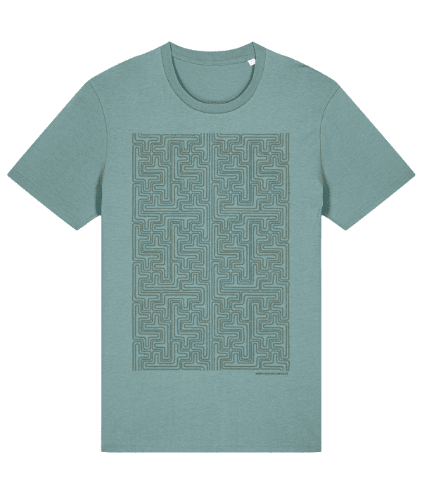 T-shirt - Maze of Ancestors, Mid Green - Image 12