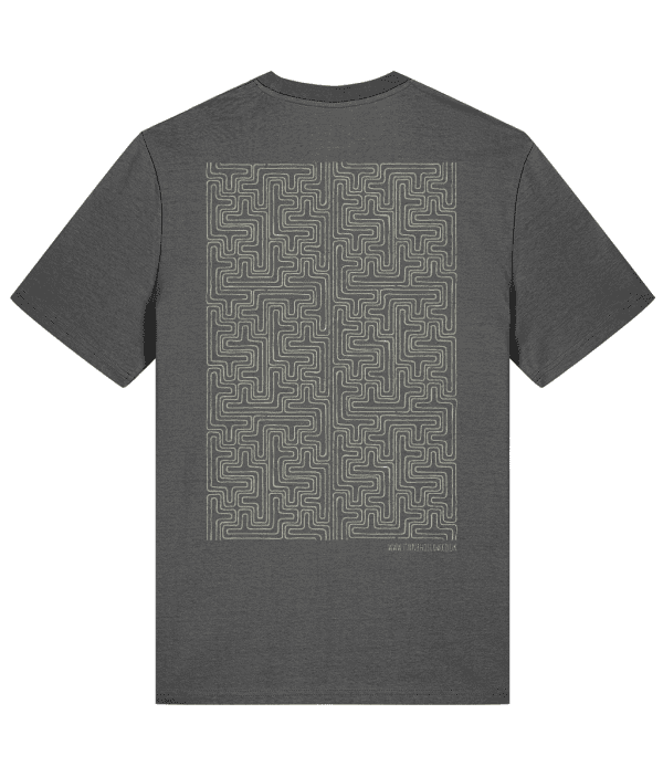 T-shirt - Maze of ancestors, Cream, Back - Image 2